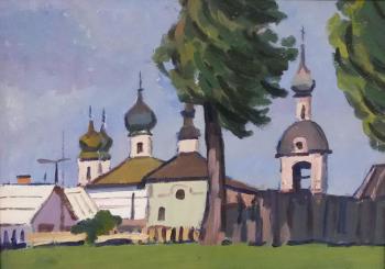 Landscape with the temple. Suzdal. Teryaev Timothy