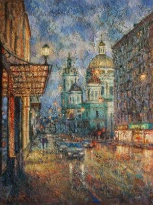 Moscow dusk. Razzhivin Igor