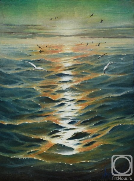 Kuznetsov Sergey. Sunset on the Sea