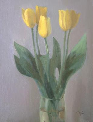 Yellow tulips. Bitsenti Olga