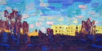 Картина «Апрельским вечером»