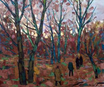 Картина «Пешеходы апреля»