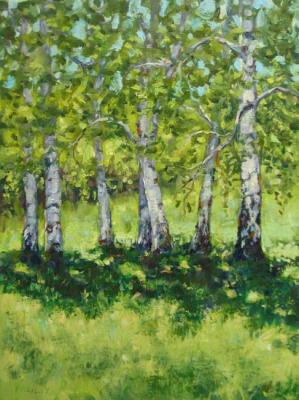 The noise of birch trees. Pohomov Vasilii