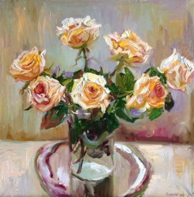 Tea roses. Solodilova Natalia