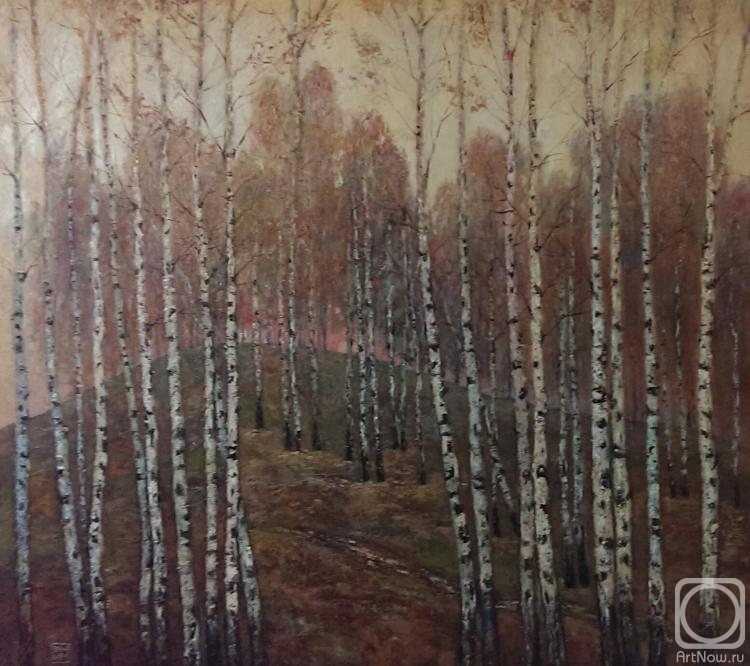 Yanin Alexander. Birch forest