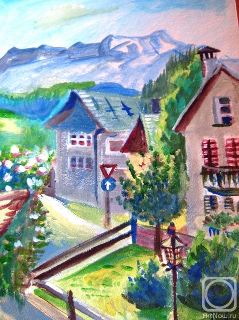 Medvedeva Maria. Alpine houses