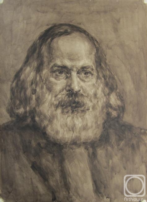 Shplatova Tatyana. Portrait of an Elderly Man