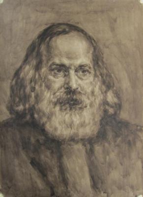 Portrait of an Elderly Man. Shplatova Tatyana