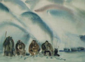 Chukchi fishing. Dickiy Vladimir