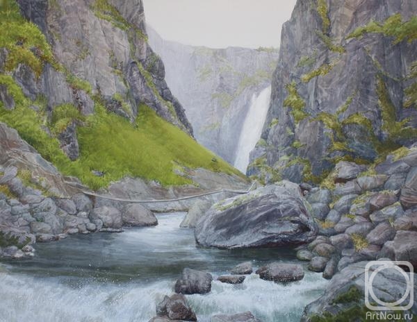 Kiryanova Victoria. Norway. Veringfossen Waterfall