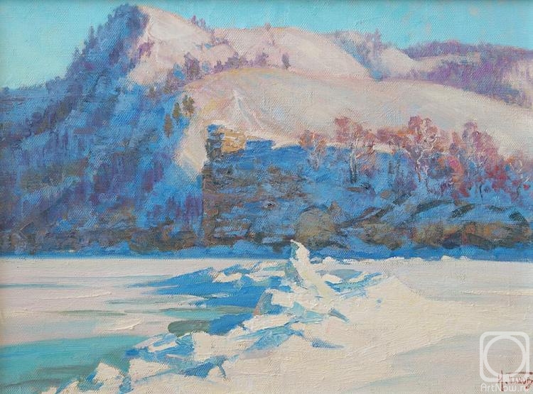 Panov Igor. Snowy cliffs