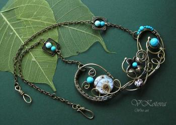 Necklace "Forest Nymph"