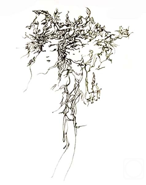 Kuzminskaya Margarita. Two portraits