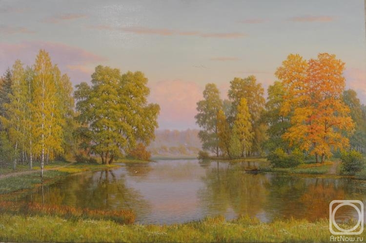 Zhukov Leonid. Autumn fishing