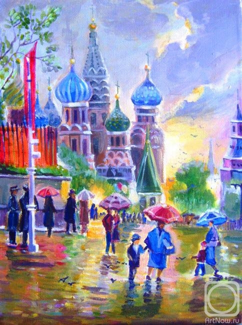 Medvedeva Maria. Light Rain on Red Square copy Gerald Harvey Jones