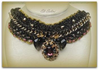 Author's necklace "Antoinette". Selini Eli