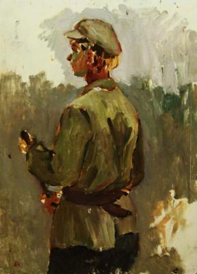 A Soldier's Sketch. Ishmametov Enver