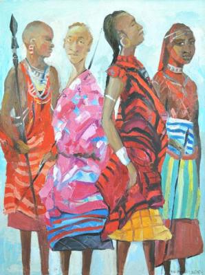 Maasai (Tribes). Zakharova Anastasiya