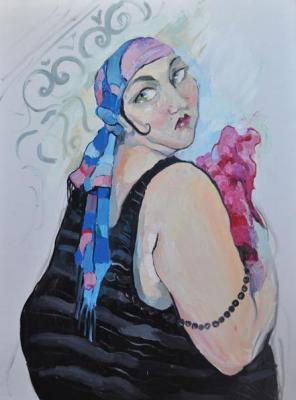 Lady in black (Crumpet). Zakharova Anastasiya