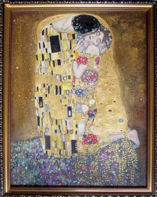 The Kiss. G.Klimt (adapted copy). Bortsov Sergey