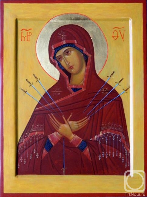 Popov Sergey. Icon of the Mother of God of the Seven Arrows