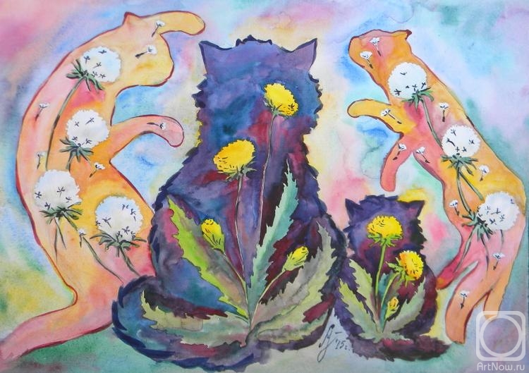 Ushakova Maria. Dandelions