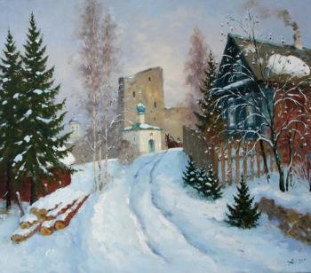Izborsk. Winter