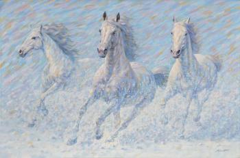 Three White Horses. Urazayev Mirat