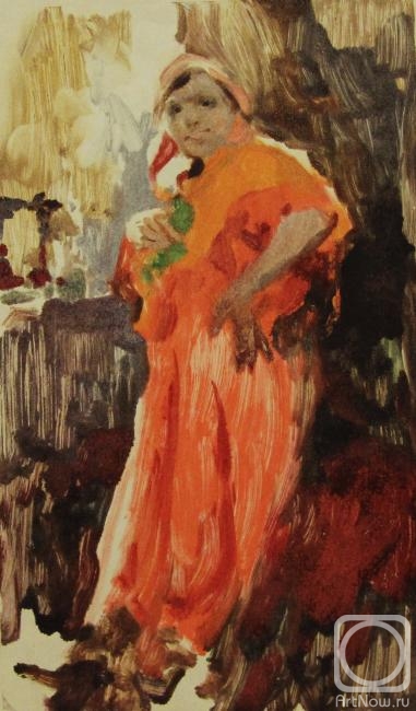 Kovinin Valery. Girl in a red dress