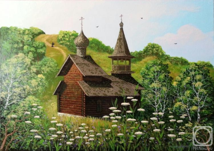Markoff Vladimir. Church with ball bell tower