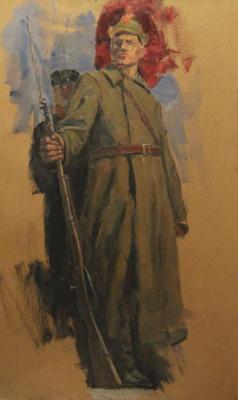 The Red Army soldier