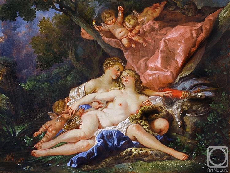    .  . Fransois Boucher. La Nymphe Callisto, seduite par Jupiter sous les traits de Diane ( ,     )