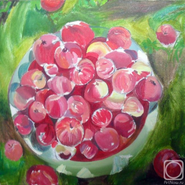 Petrovskaya-Petovraji Olga. Abkhazia. Red apples