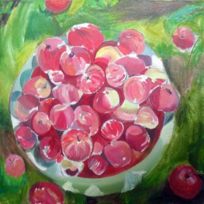 Abkhazia. Red apples. Petrovskaya-Petovraji Olga