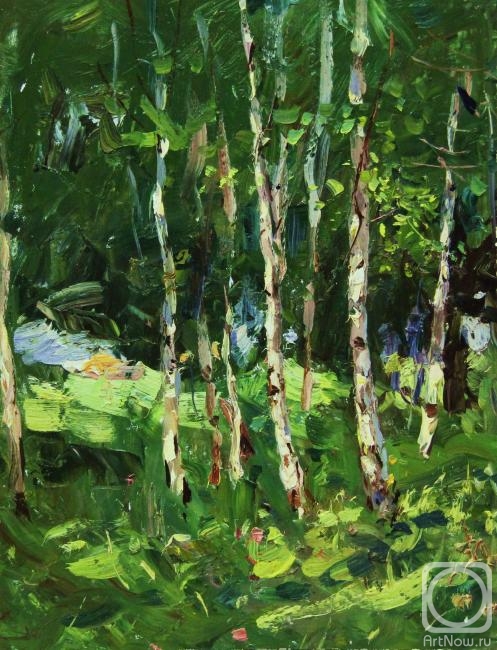Gremitskikh Vladimir. Birch trees. Summer