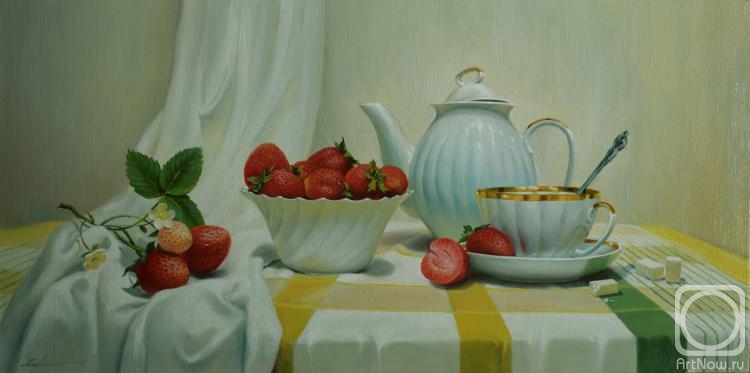Kharchenko Ivan. Still life with strawberries