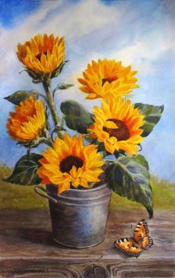 Sunflowers. Krasnova Yulia