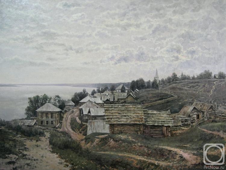 Soldatenko Andrey. The village on the Volga