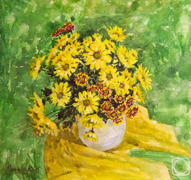 Maslova Julea. Sunny bouquet