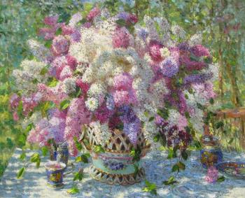 Bouquet of lilacs. Zundalev Viktor