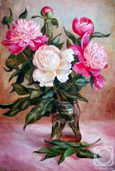 Krasnova Yulia. Bouquet of peonies