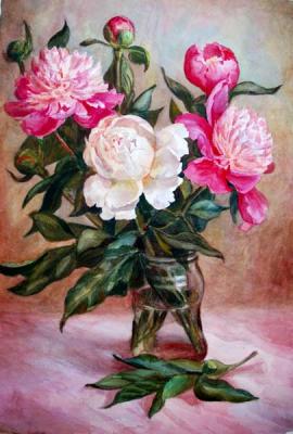 Bouquet of peonies. Krasnova Yulia