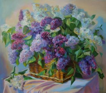 Lilac in basket. Chernysheva Marina