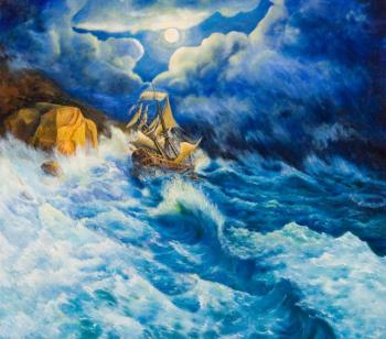 Shipwreck (Rainstorm). Kharhan Oleg