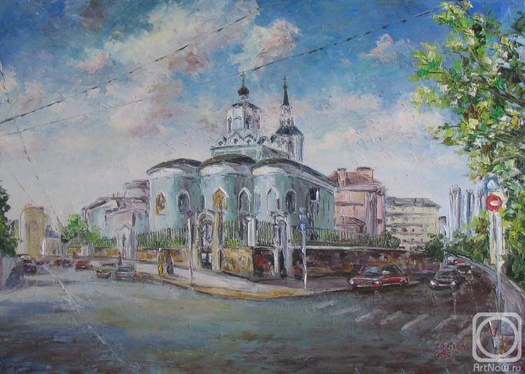 Kruglova Svetlana. Church of the Holy Cross on pure Ravine