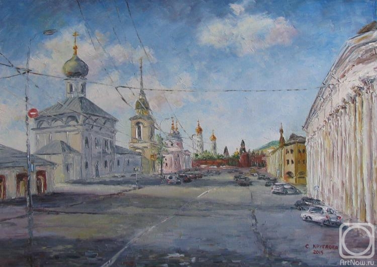 Kruglova Svetlana. Maxim Church Cathedral and St. Barbara in Zaryadye