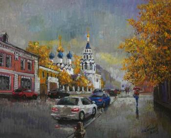 Rain on the Big Ordynka (Cars From Energoatom). Konturiev Vaycheslav