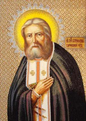 Serafim Sarovsky's icon