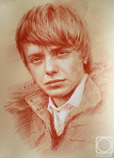 Rybina-Egorova Alena. Portrait of the young man