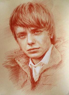 Portrait of the young man. Rybina-Egorova Alena